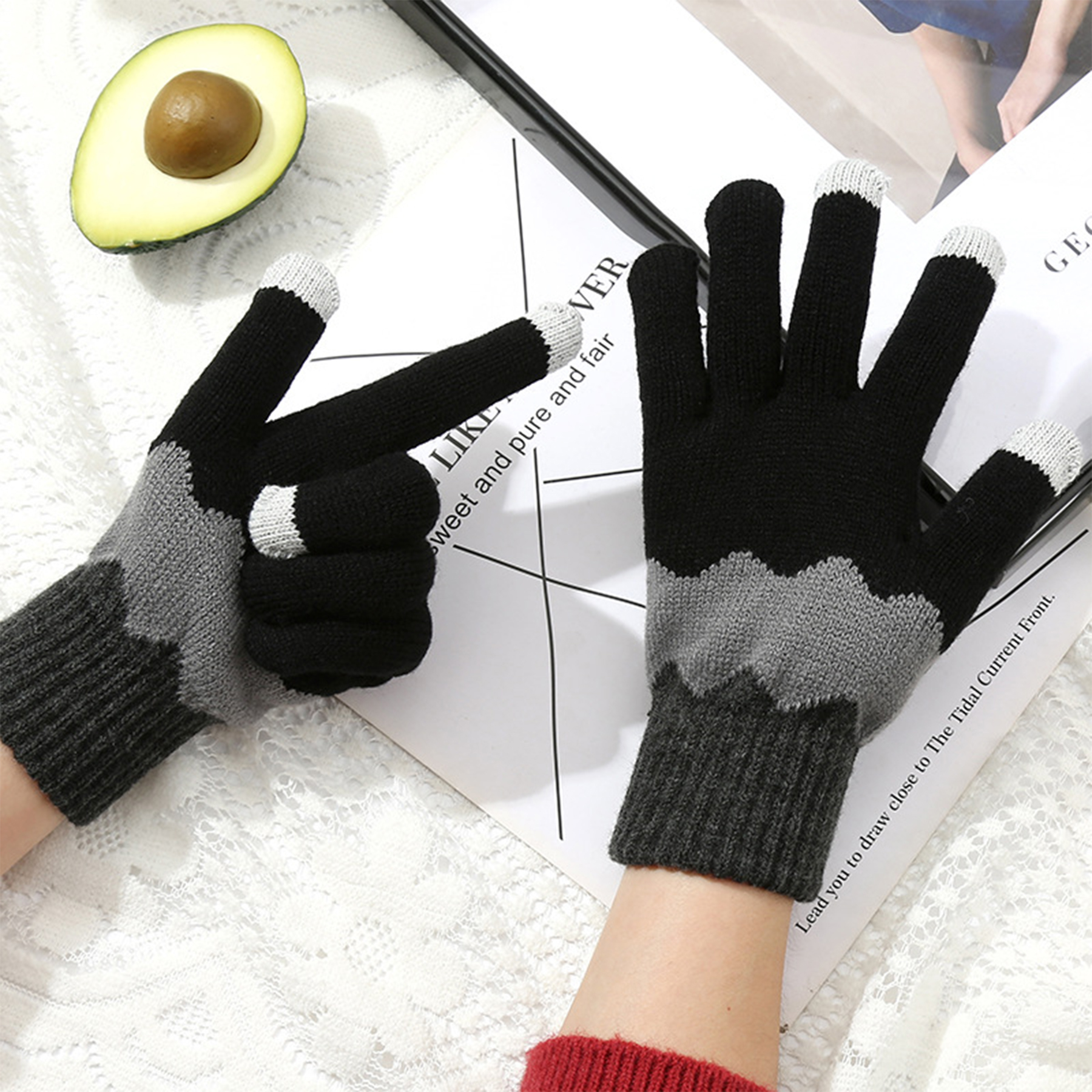 Winter Warm Knitted Touchscreen Gloves 6