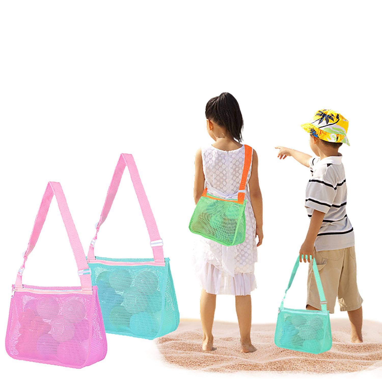 Beach Mesh Bag With Single Shoulder For Child 3