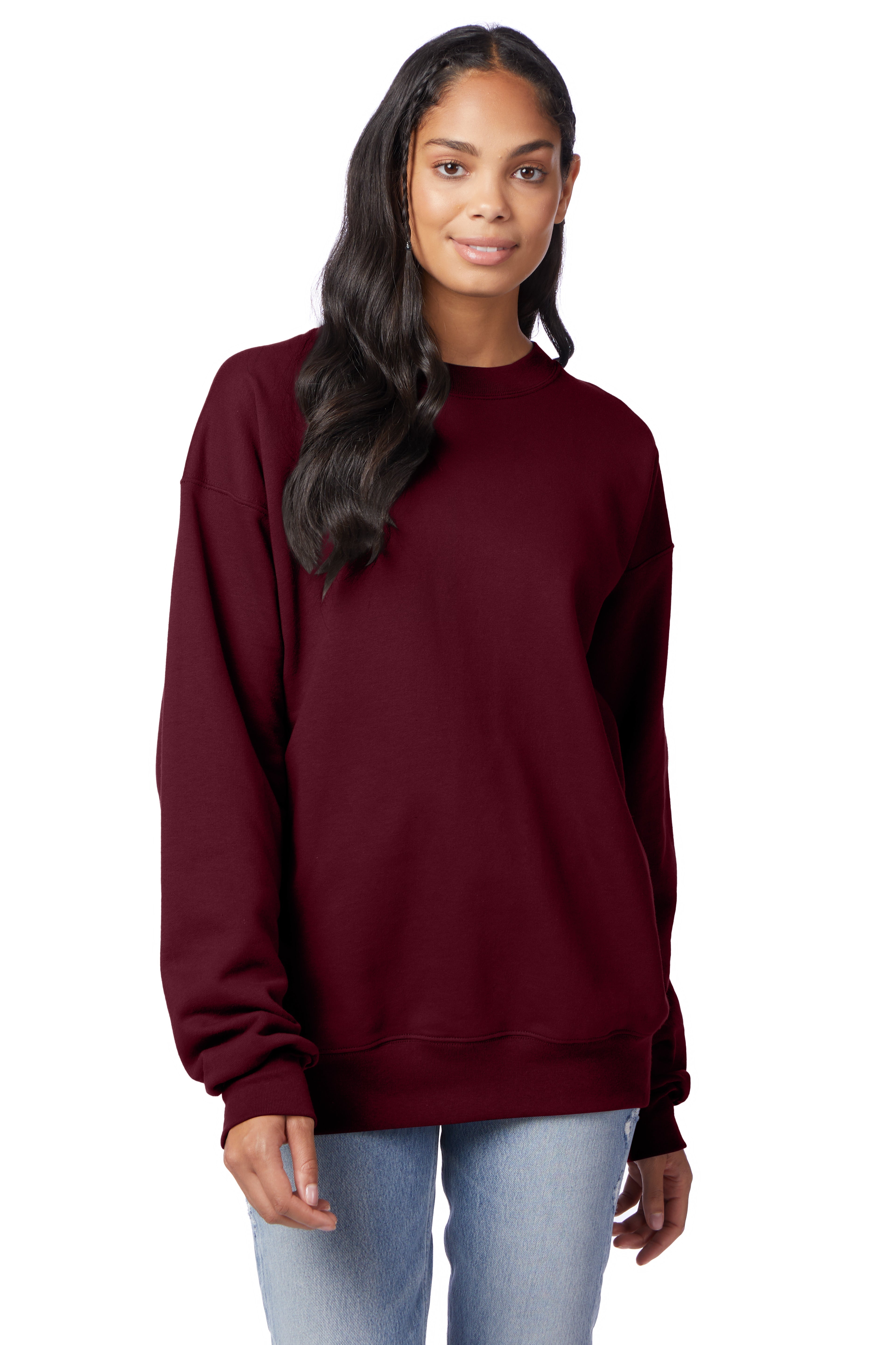 Hanes Ultimate Cotton® Fleece Sweatshirt, custom hoodie or sweatshirt with logo imprint 9