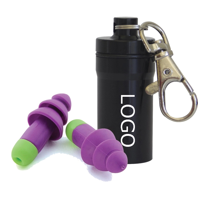 Reusable Uncorded Earplugs in Metal Case 4