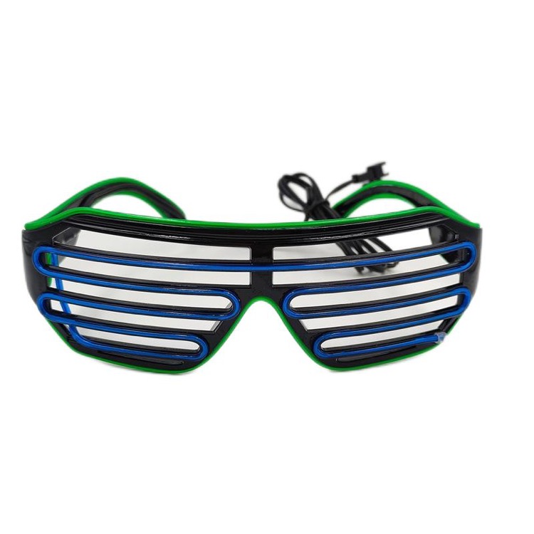 Light-Up Glow LED Slotted Glasses 1