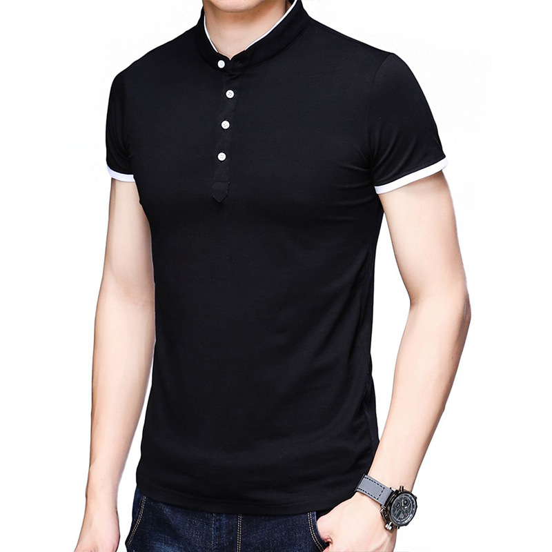 Solid Color Short Sleeve T-Shirt 4