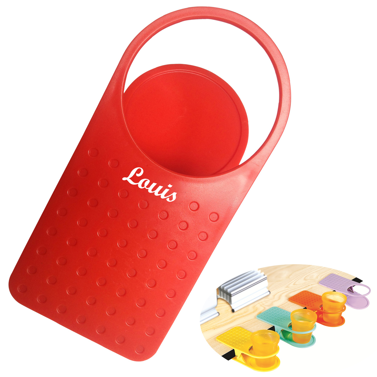 ABS Table Drink Cup Clip Holder 6