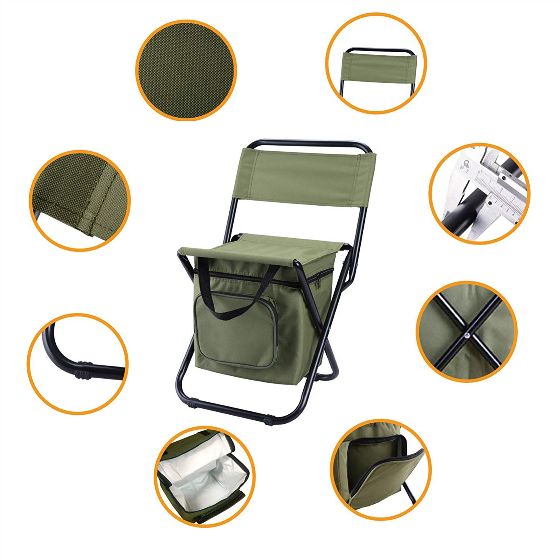 Iron Backrest Ice Pack Chair 6