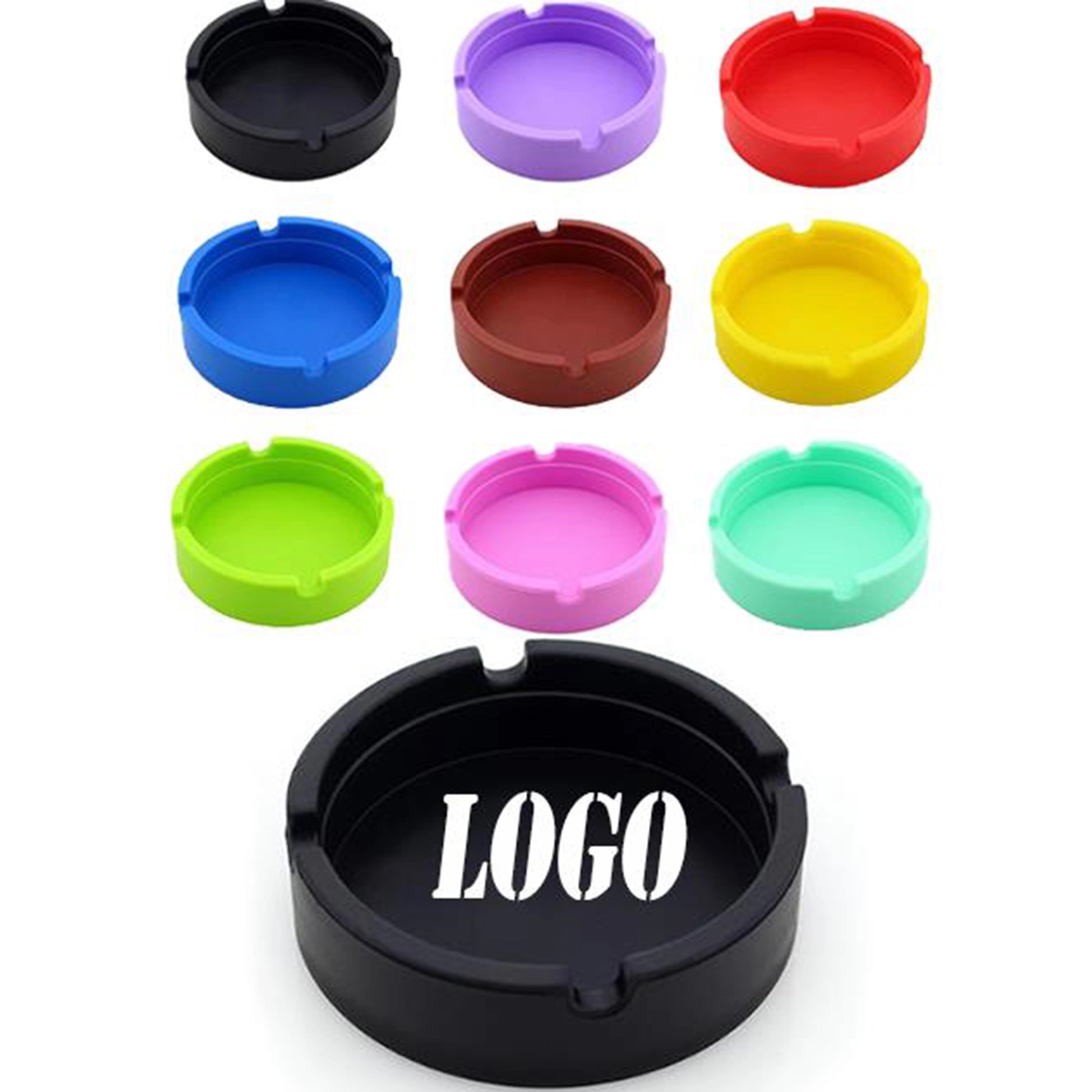 Silicone Ashtray Round
