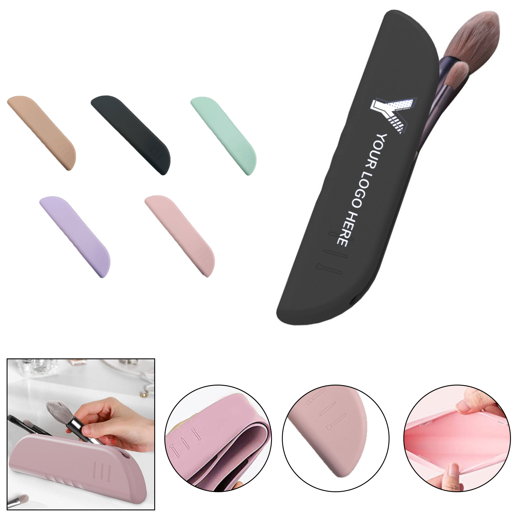 Silicone Cosmetic Brush Case 2