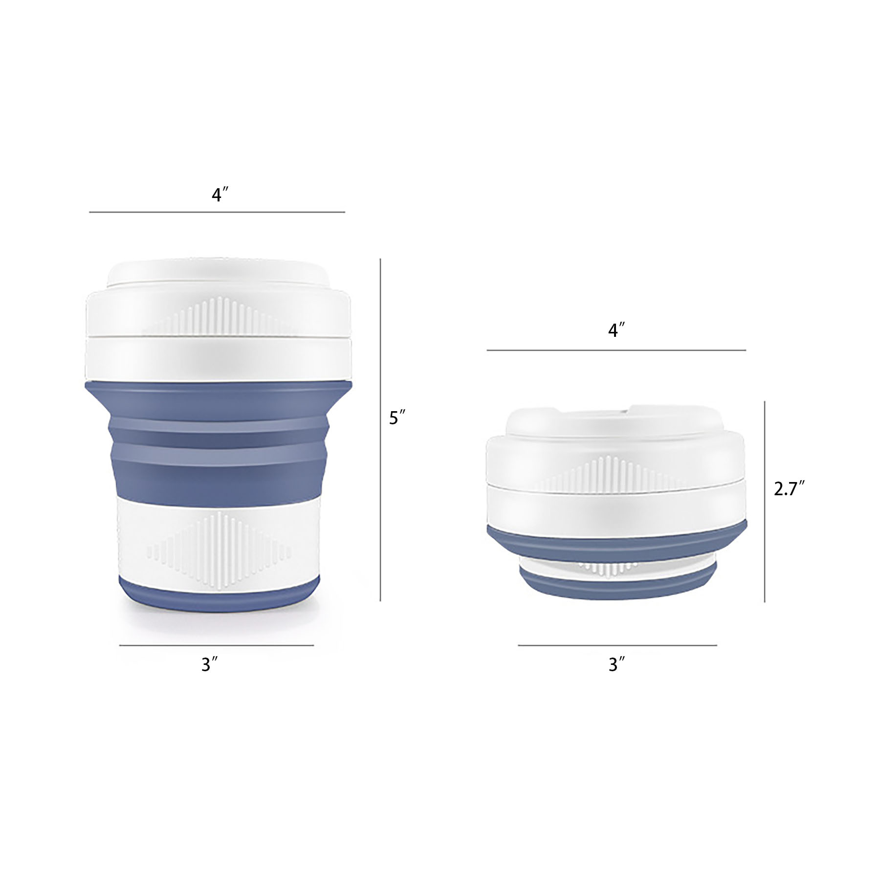 15 oz Folding Silicone Water Cup 7