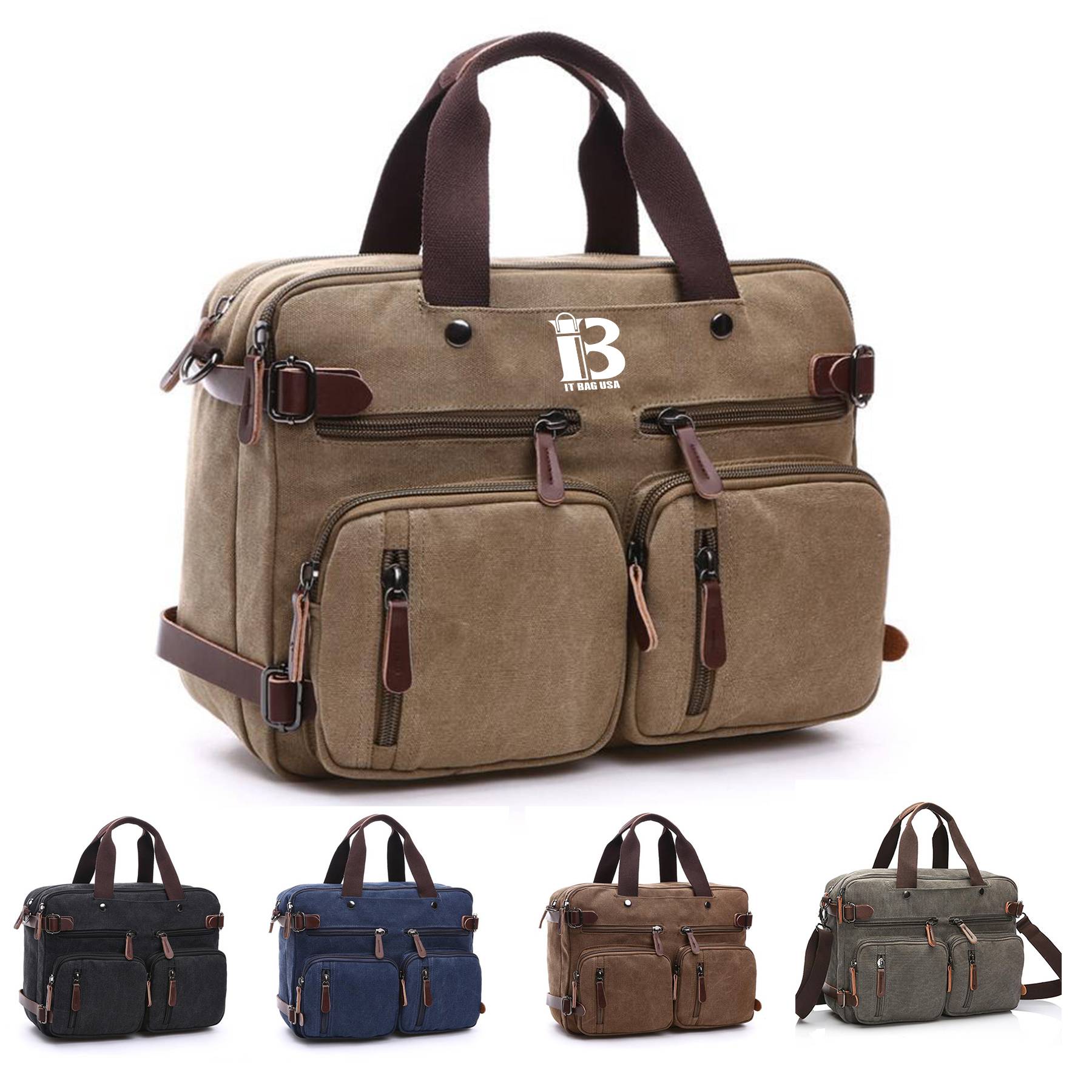 Canvas Wearable Duffel bag 5