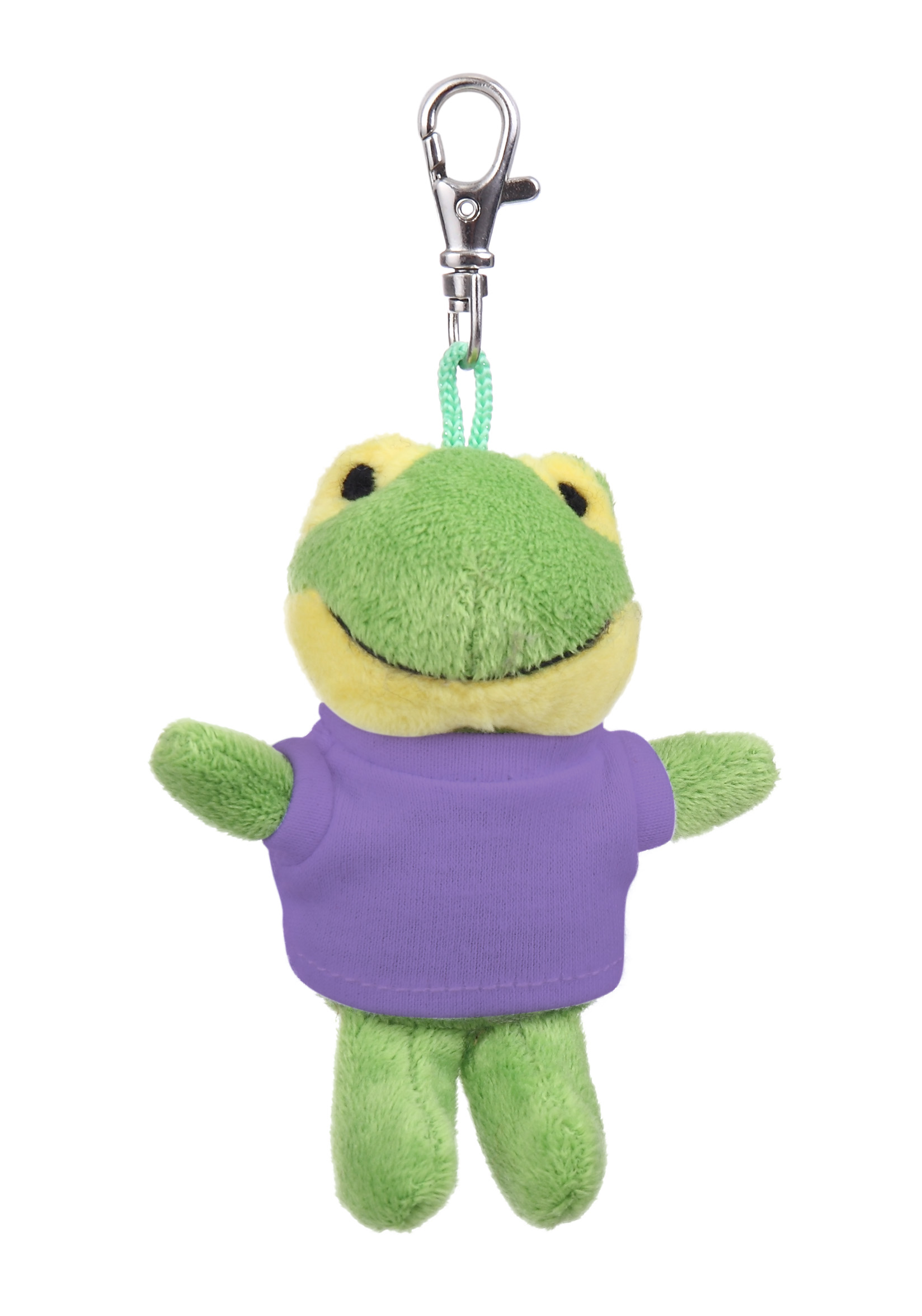 Soft Plush Frog Keychain with Tee 3