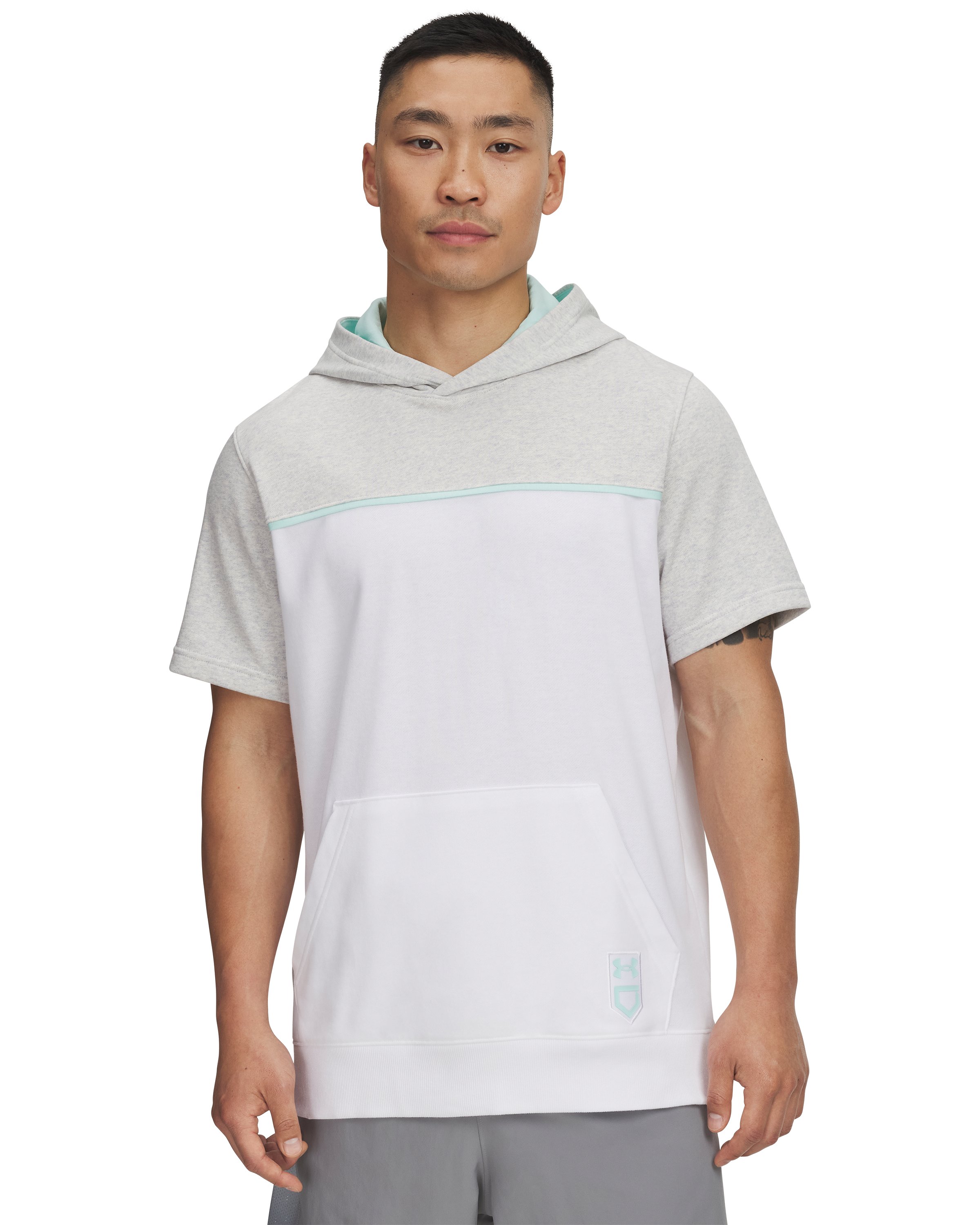 UA Utility Men's Short Sleeve Hoodie, custom hoodie or sweatshirt with logo imprint 3