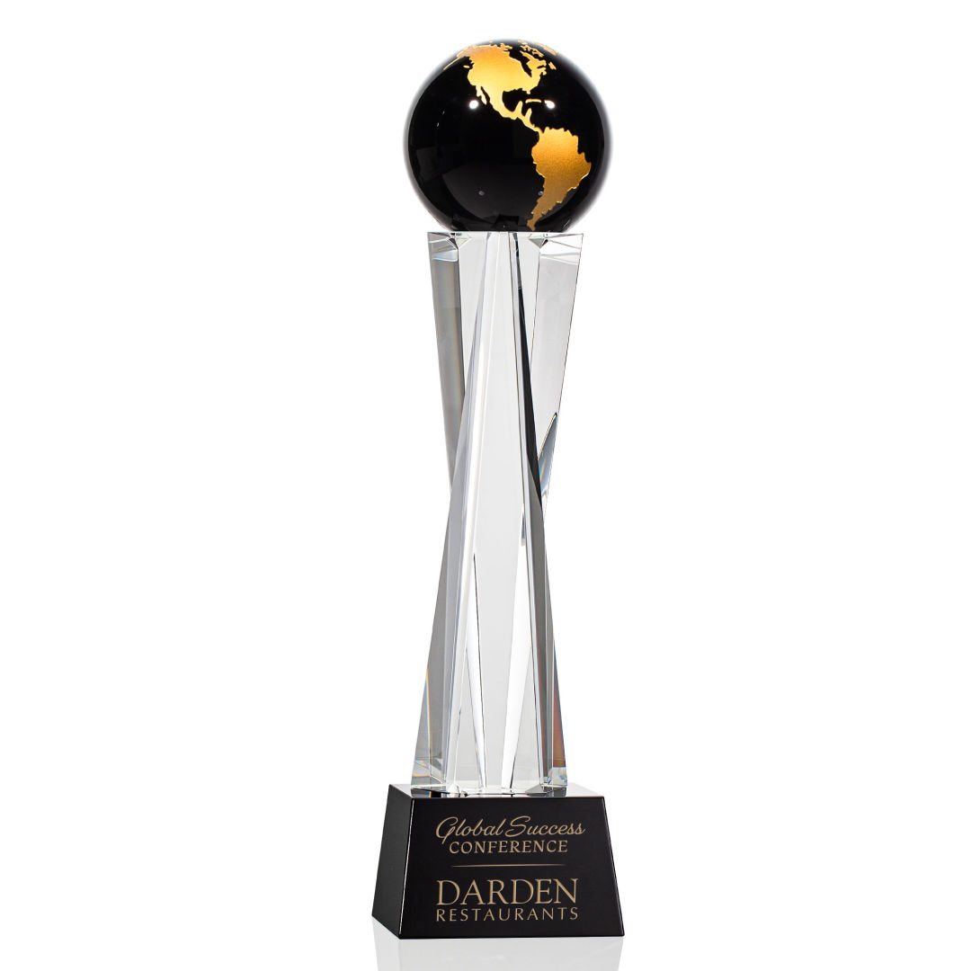 Havant Globe Award - Black/Gold 3