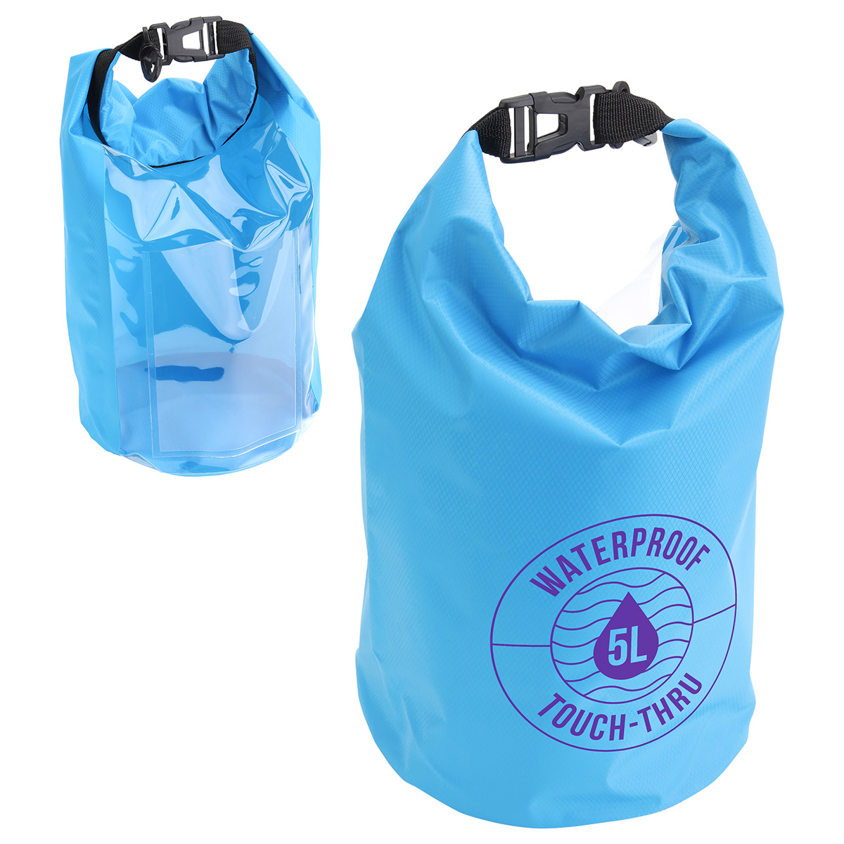 5-Liter Waterproof Gear Bag With Touch-Thru Pouch 11