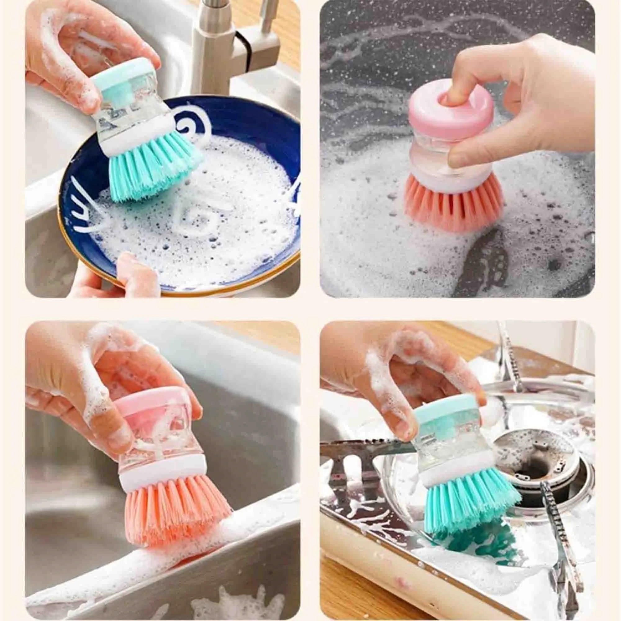 Automatic Kitchen Wash Pot Dish Brush 5