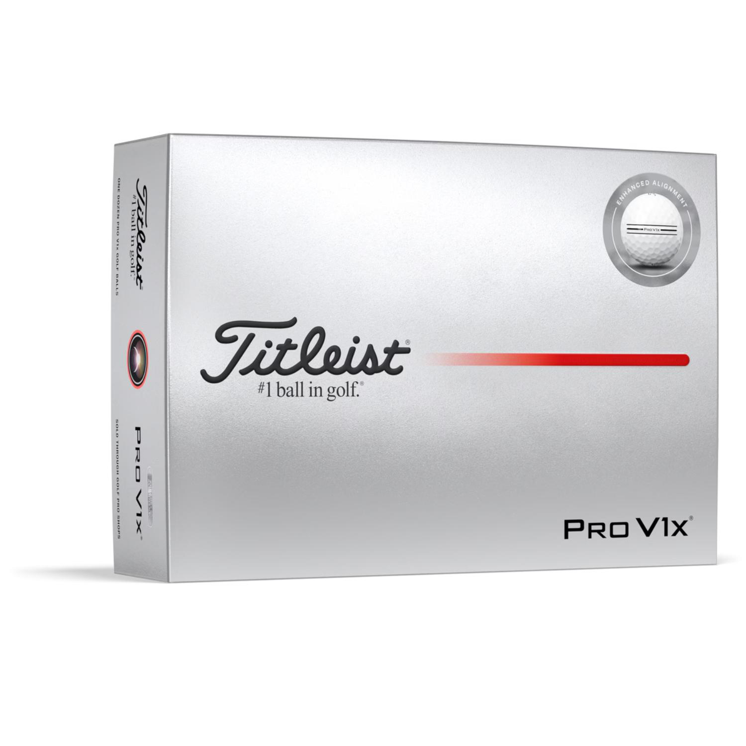 Titleist® 12 Pack Pro V1x AIM Enhanced Golf Balls 5