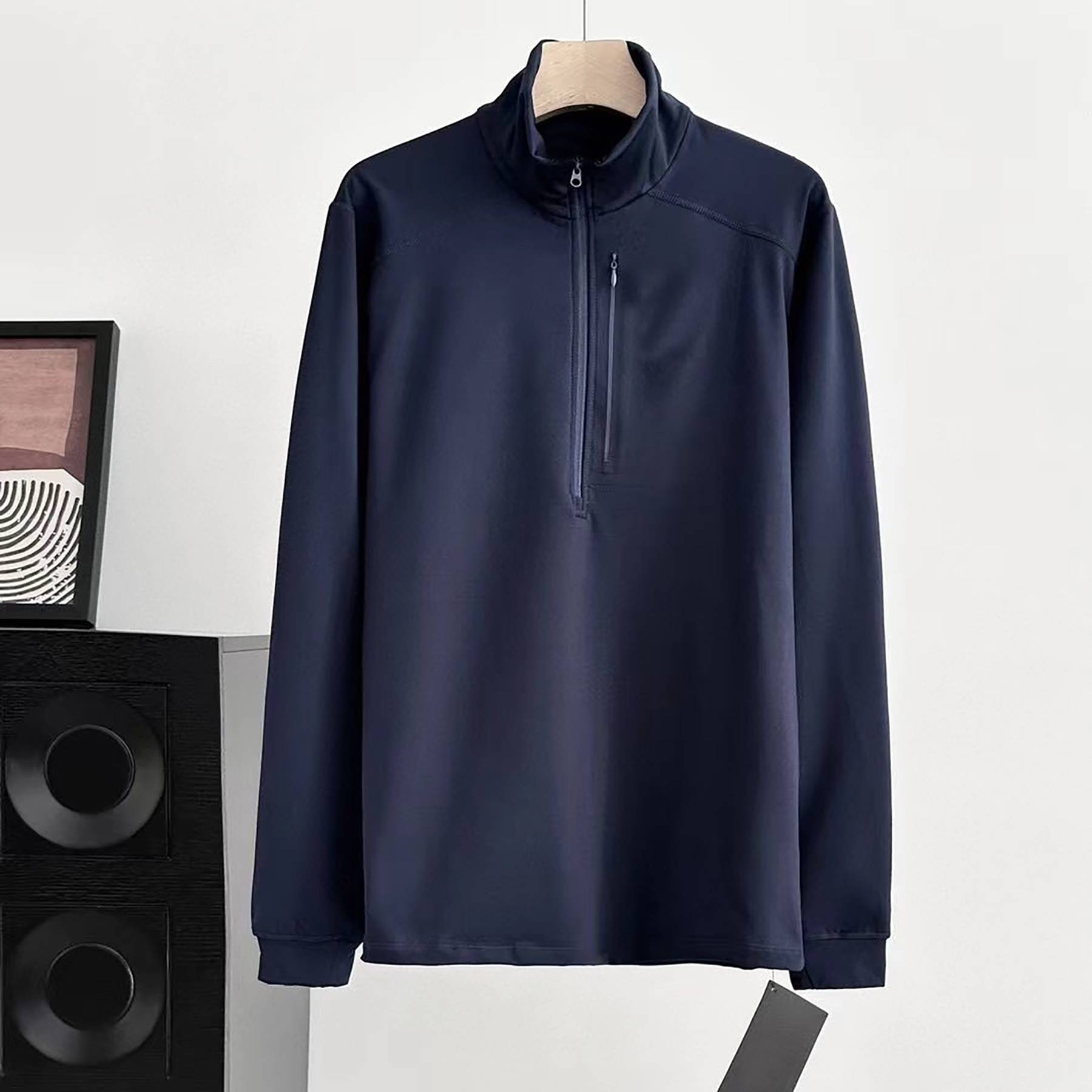 Half Zip Sport matte long sleeved base shirt 4
