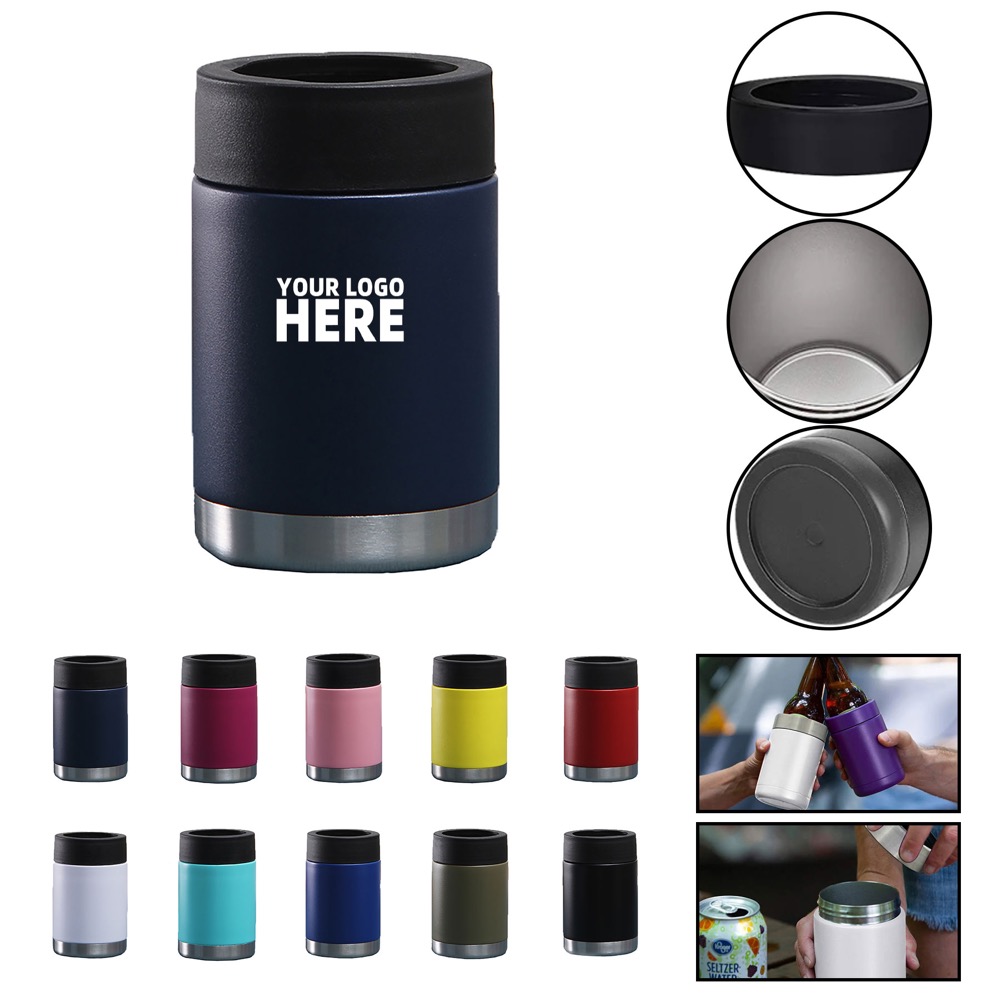 Stainless Steel Double Wall Insulated Can Cooler 2