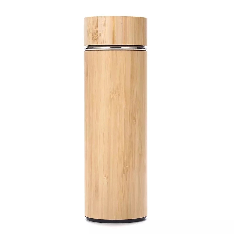 Vacuum Bamboo Water Bottle 3