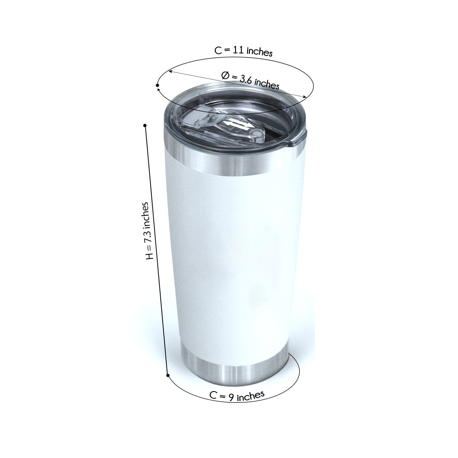 20oz Stainless Steel Tumbler Gifts Customizable 3