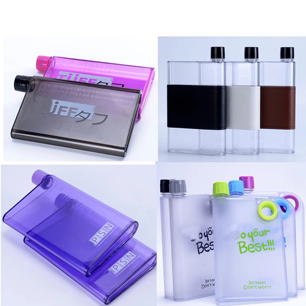 Unique Book 420Ml Flat Water Bottle 1