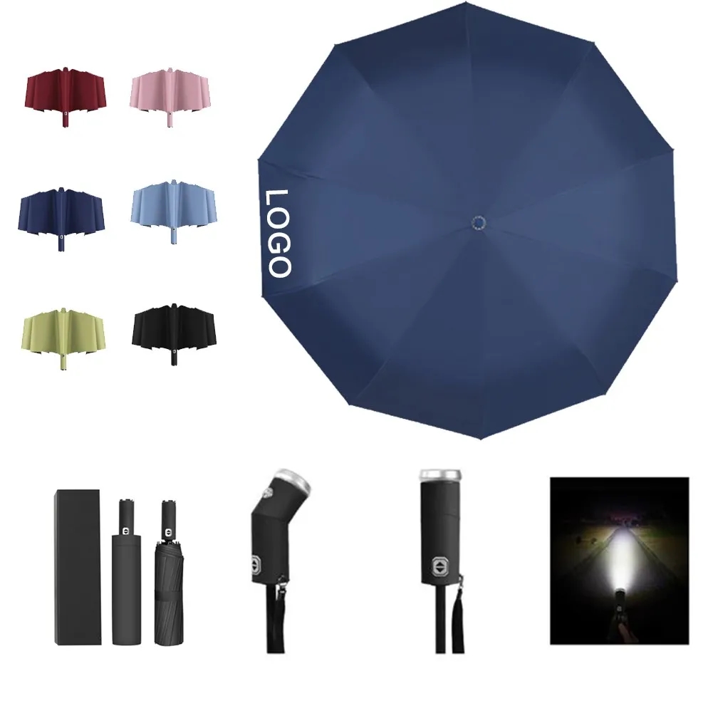 Automatic Umbrella With LED Light 4
