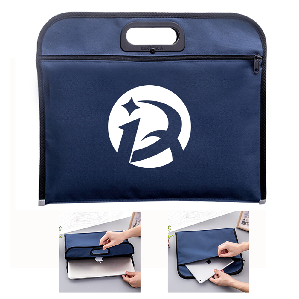 Document Bag Briefcase with Zipper 3