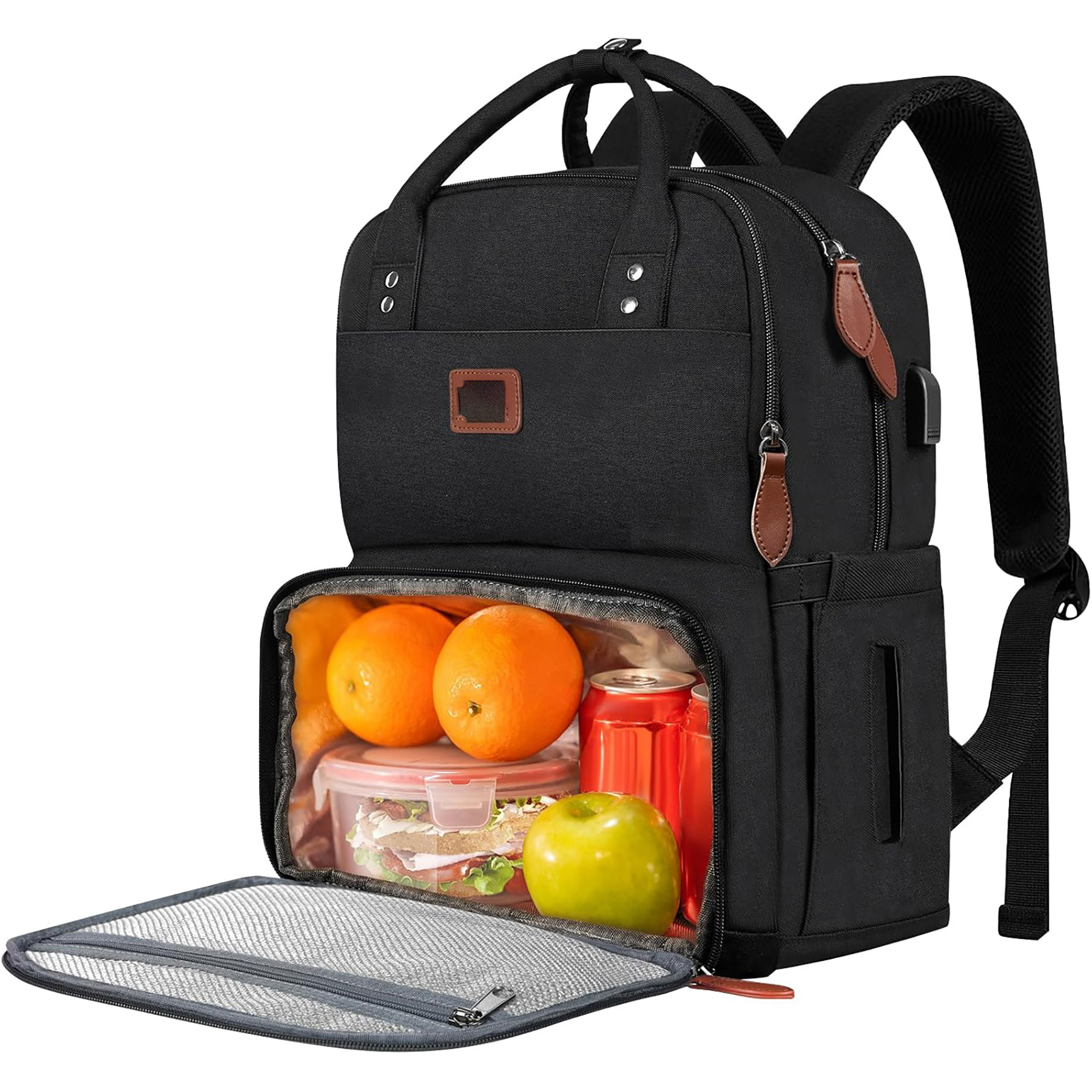 Laptop Backpack with Lunch Box 5