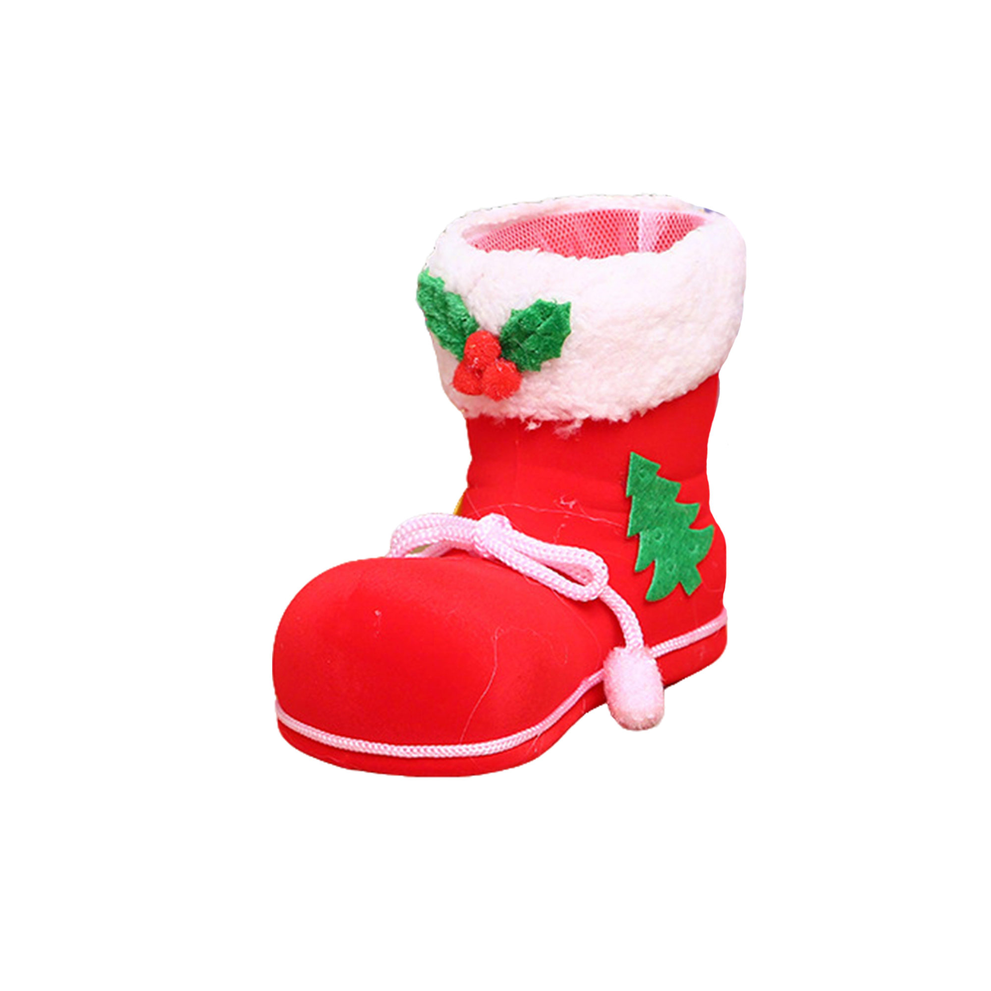 Christmas Boot Candy Bag With Pen Holder Multi Size 4