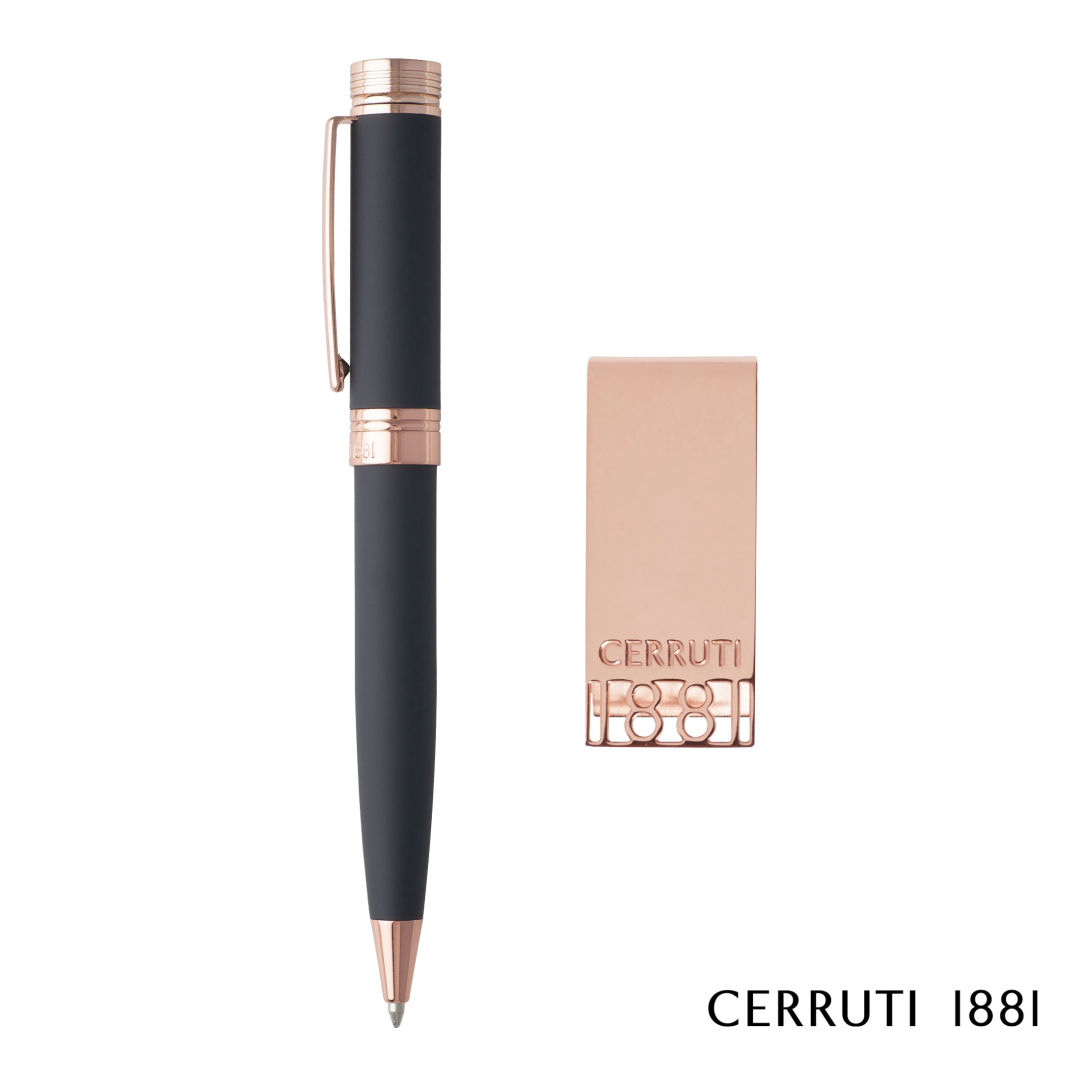 Cerruti 1881® Zoom Ballpoint Pen & Money Clip Gift Set 4