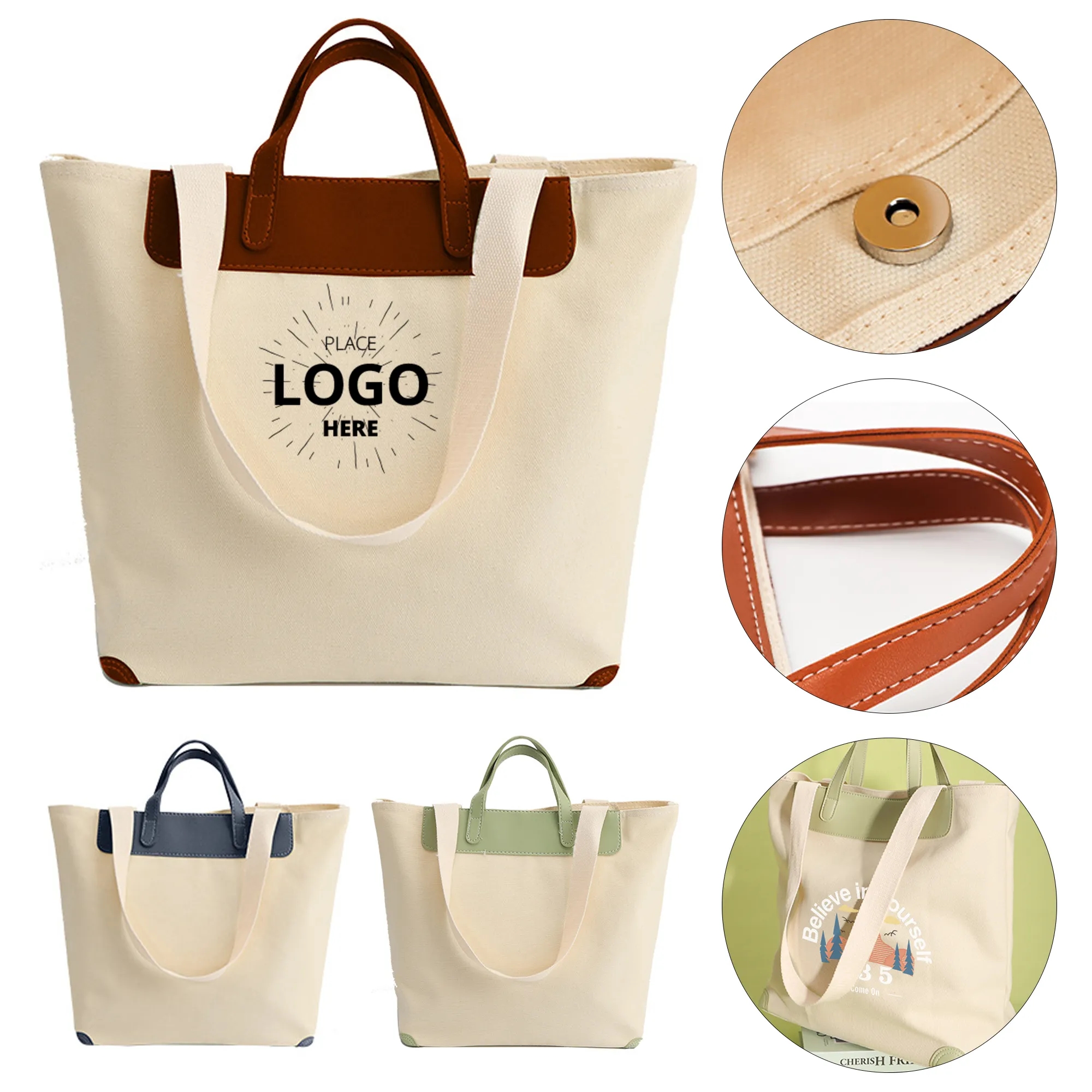 Canvas Tote Bags, custom tote bag with logo imprint 4