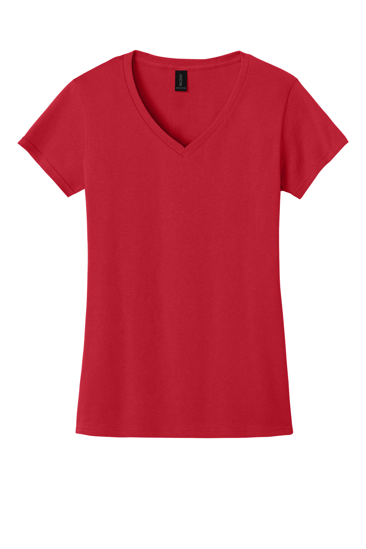 Gildan Women's Heavy Cotton 100% Cotton V-Neck T-Shirt. 5V00L 79
