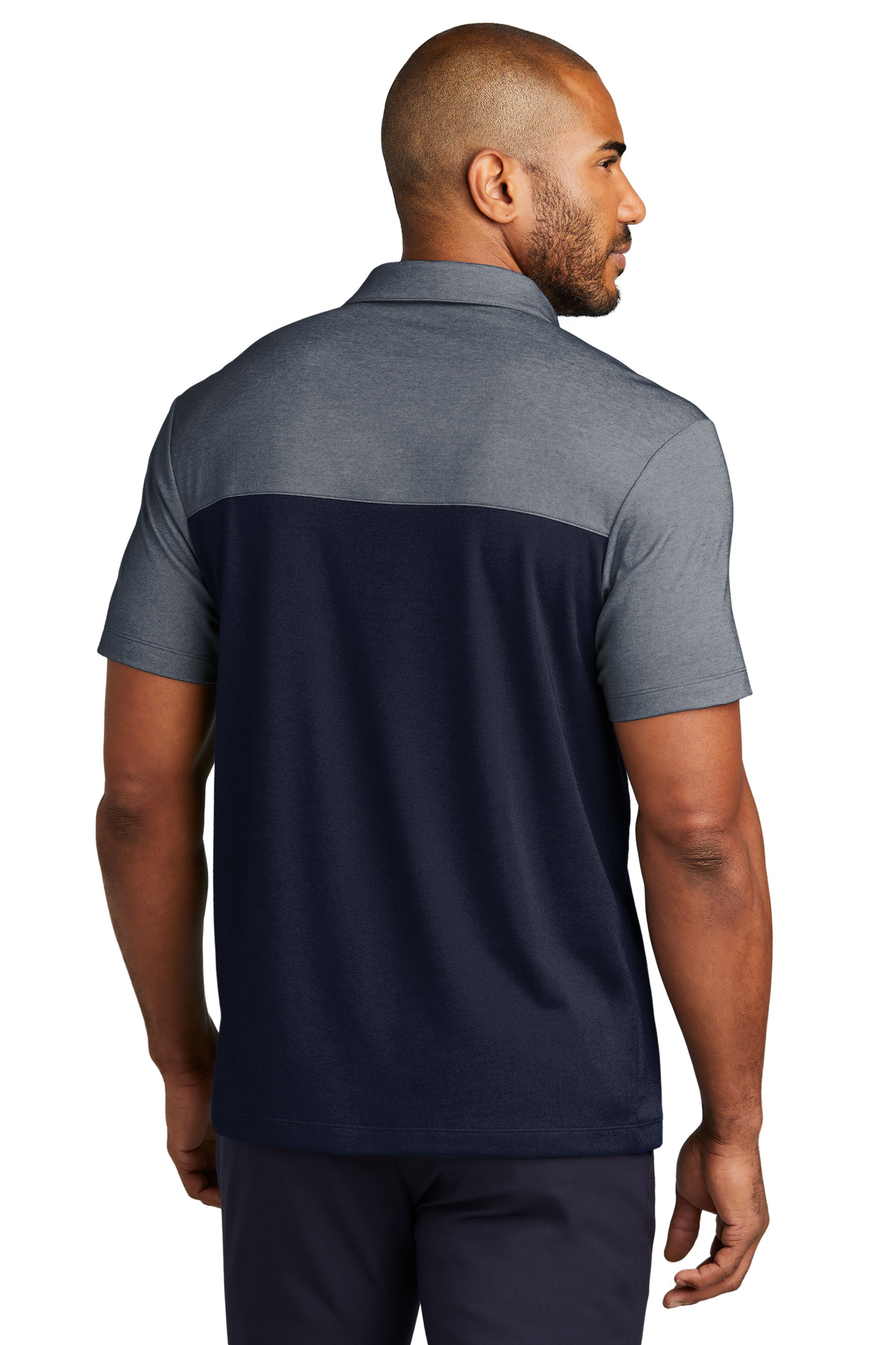 Port Authority Fine Pique Blend Blocked Polo K831 2
