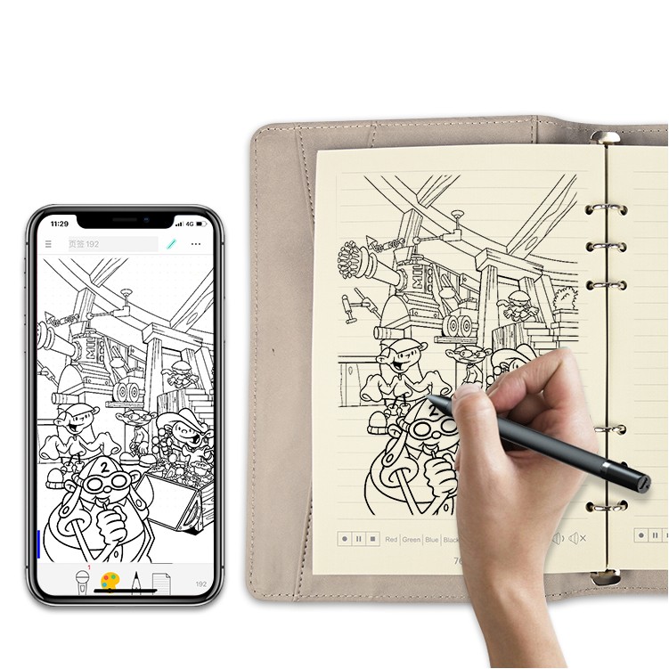 2020 New Arrival Powerbank Notebook Wireless Smart App Handwriting Notebook 5
