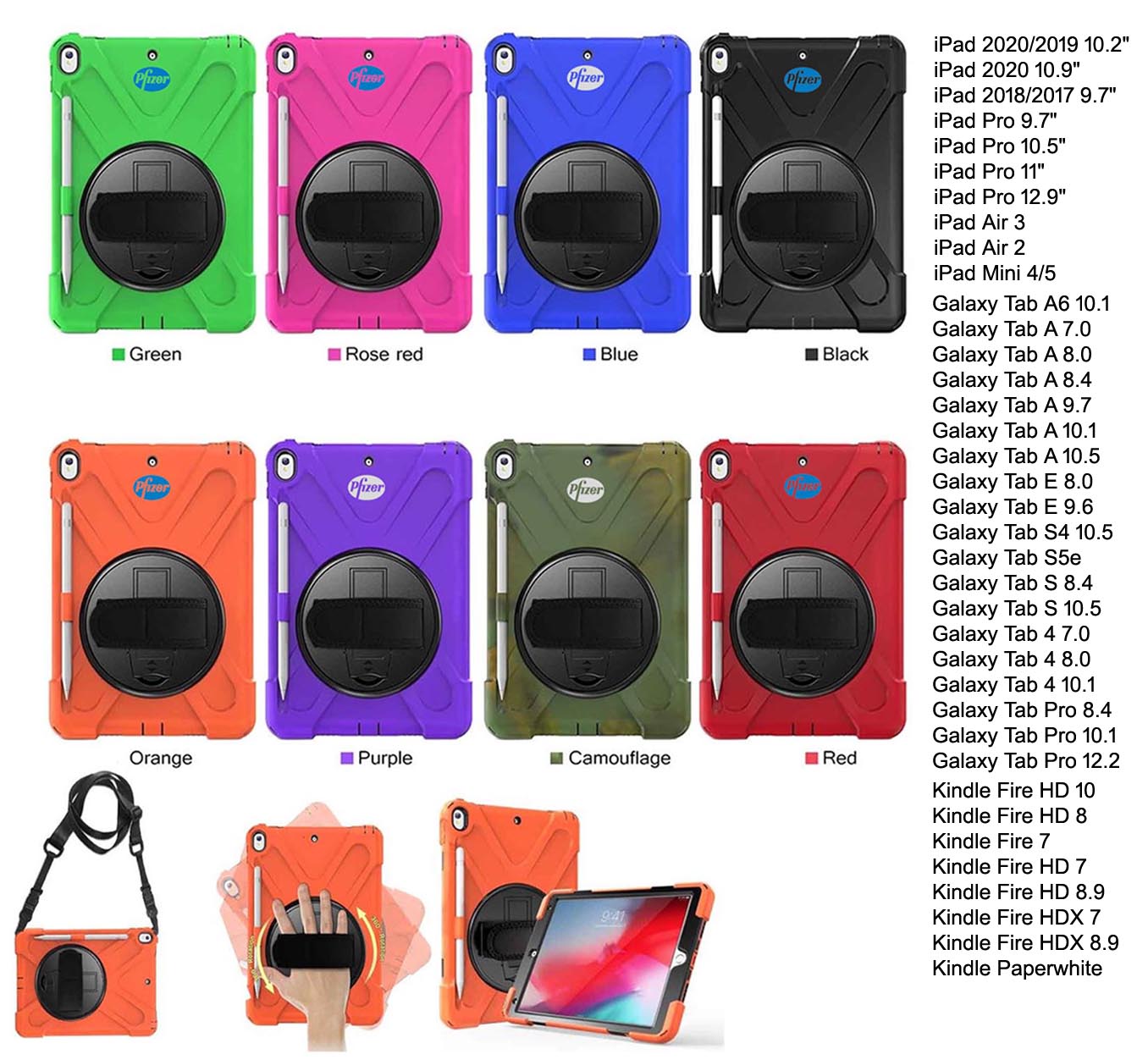 iBank ® iPad 10.2" Shockproof Case compatible with 9th/8th/7th 2021-2019 1