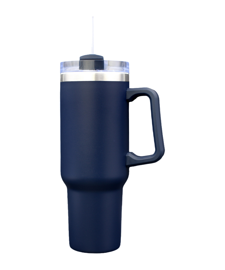Union Printed - 40oz SS Double Wall Vacuum Mug & Straw Lid with Twist Closure 6
