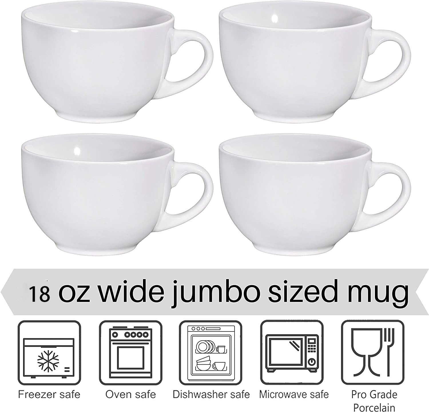 18 oz. Ceramic Mugs 4