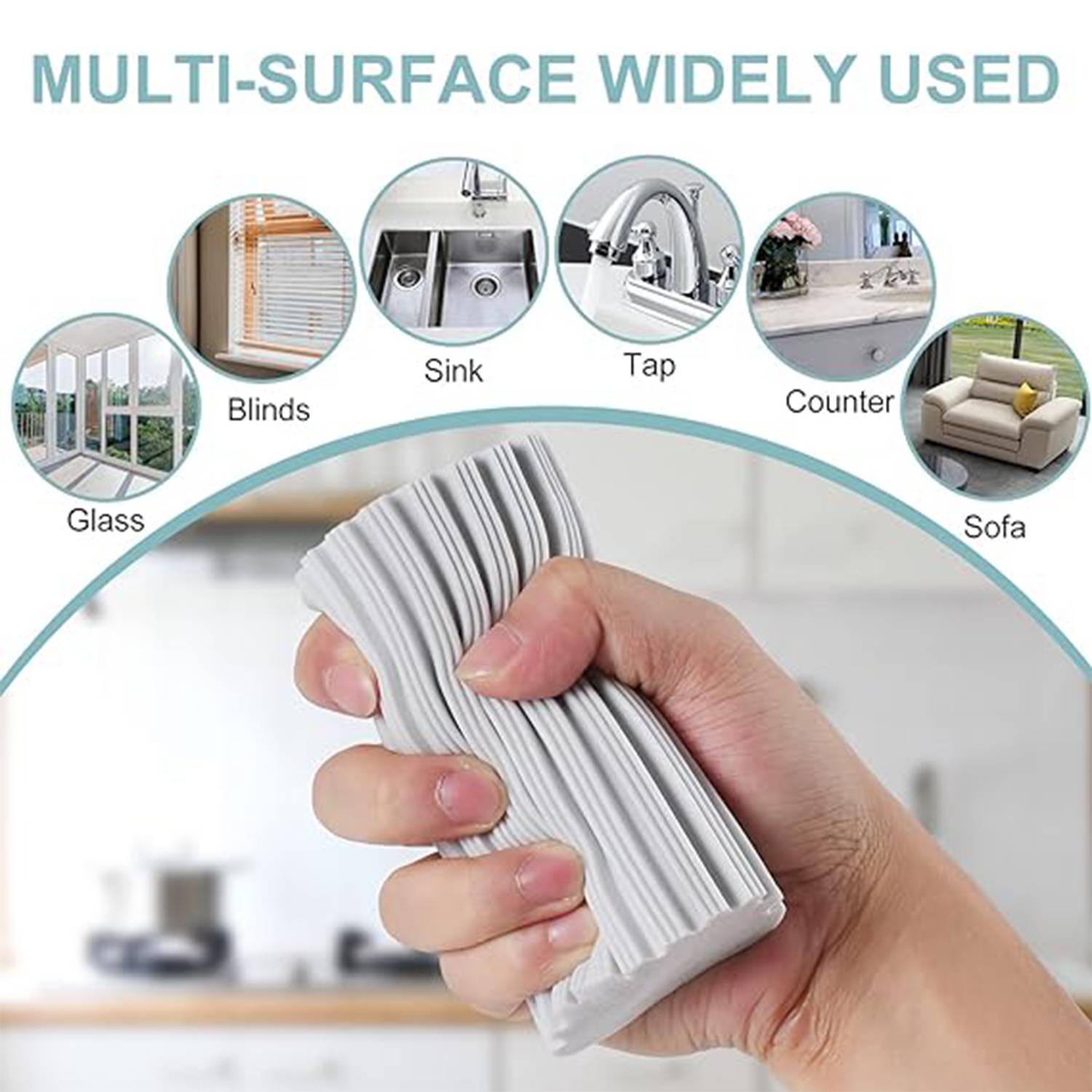 Reusable Damp Duster Sponge 4