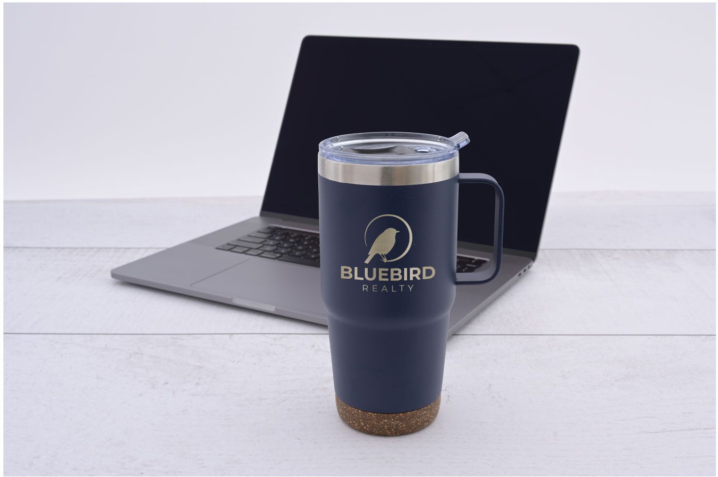 SARATOGA POWDER CORK BOTTOM MUG 24 OZ 16