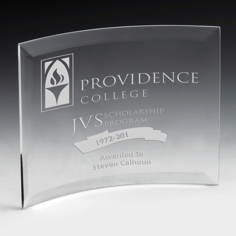 4 Colour Process Curved Standing Award 4