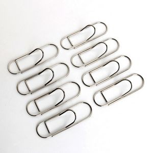 Silver Jumbo Paper Clips Pen Holder In Tin Box 3