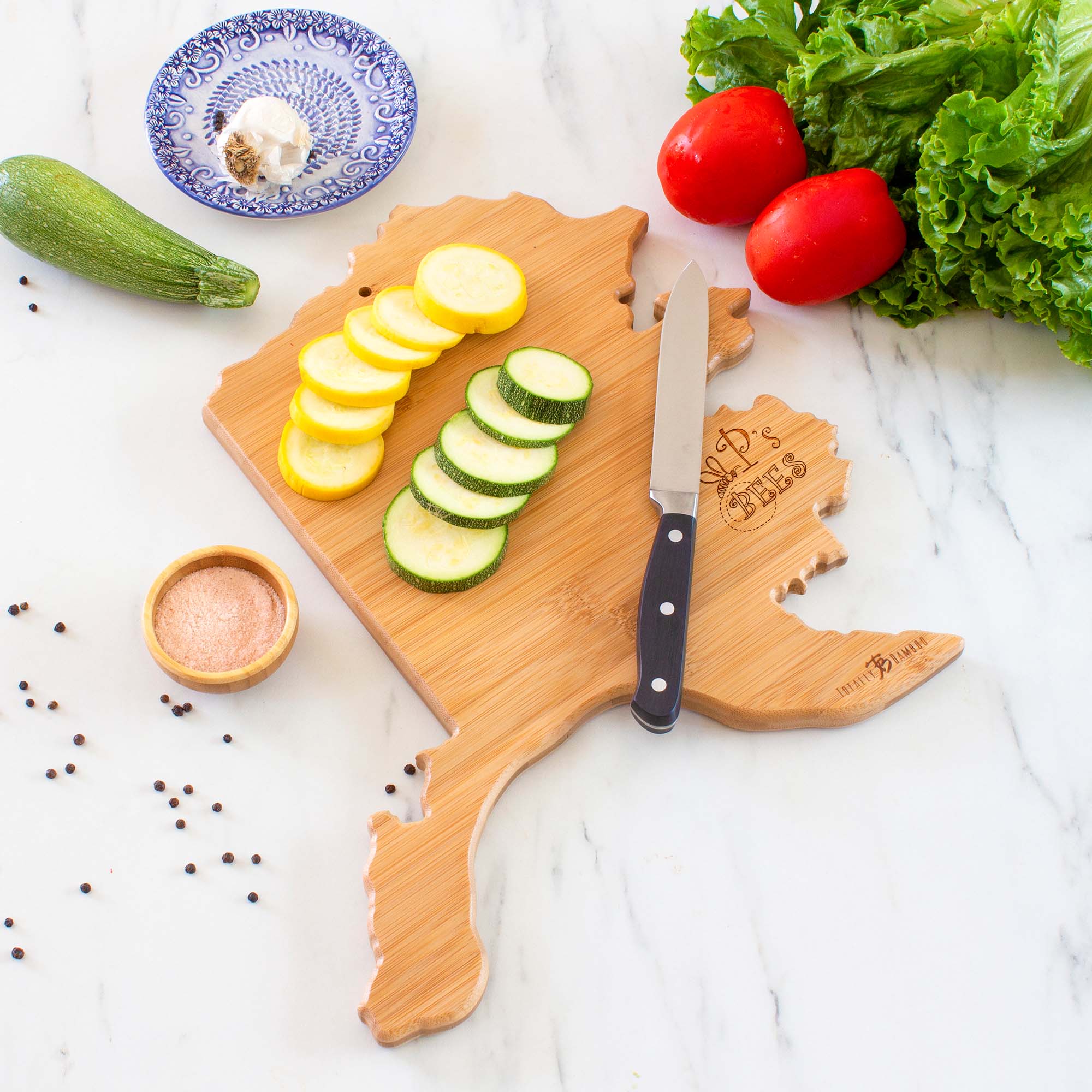 Destination Alaska Cutting & Serving Board 2