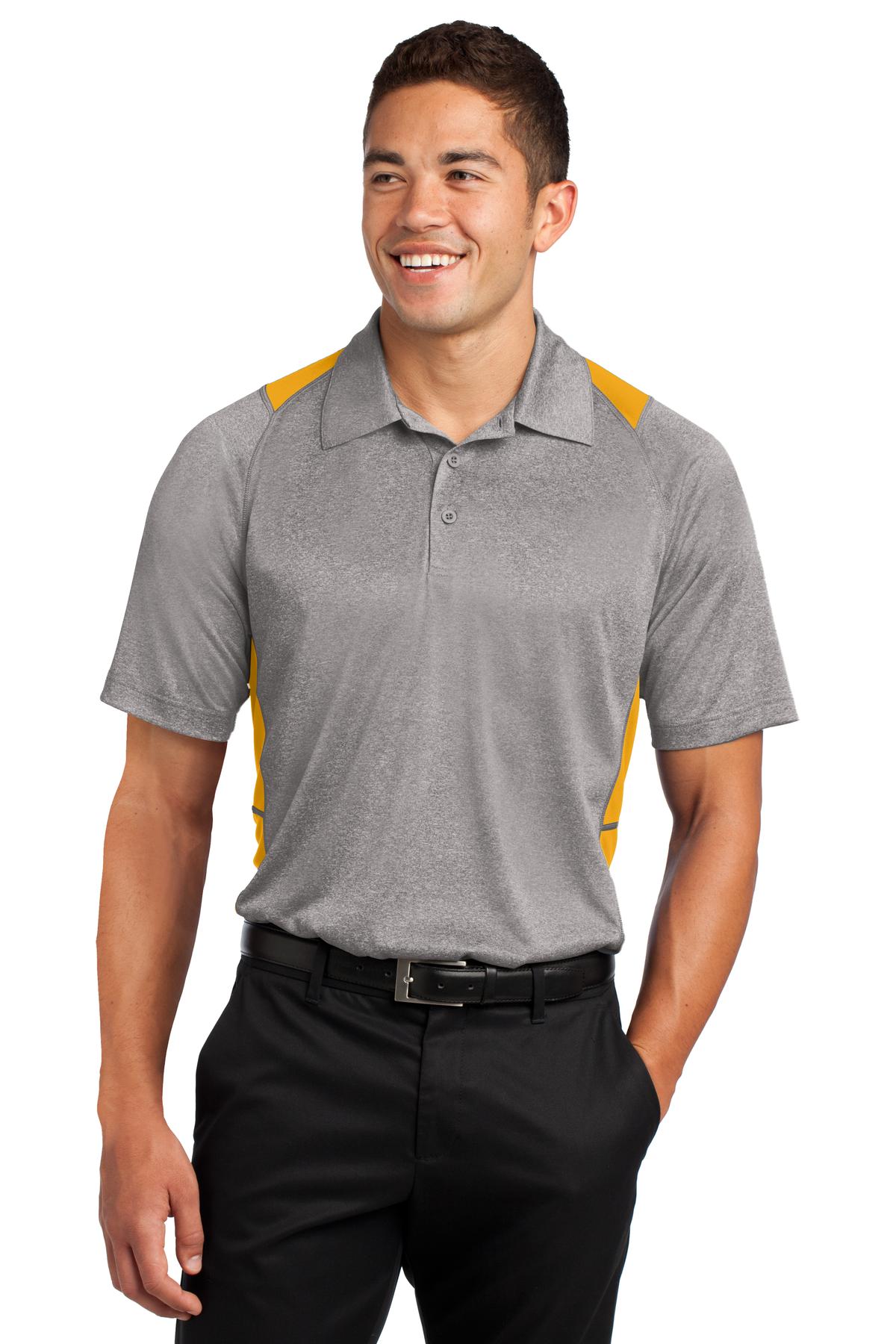 Sport-Tek® Heather Colorblock Contender Polo 61