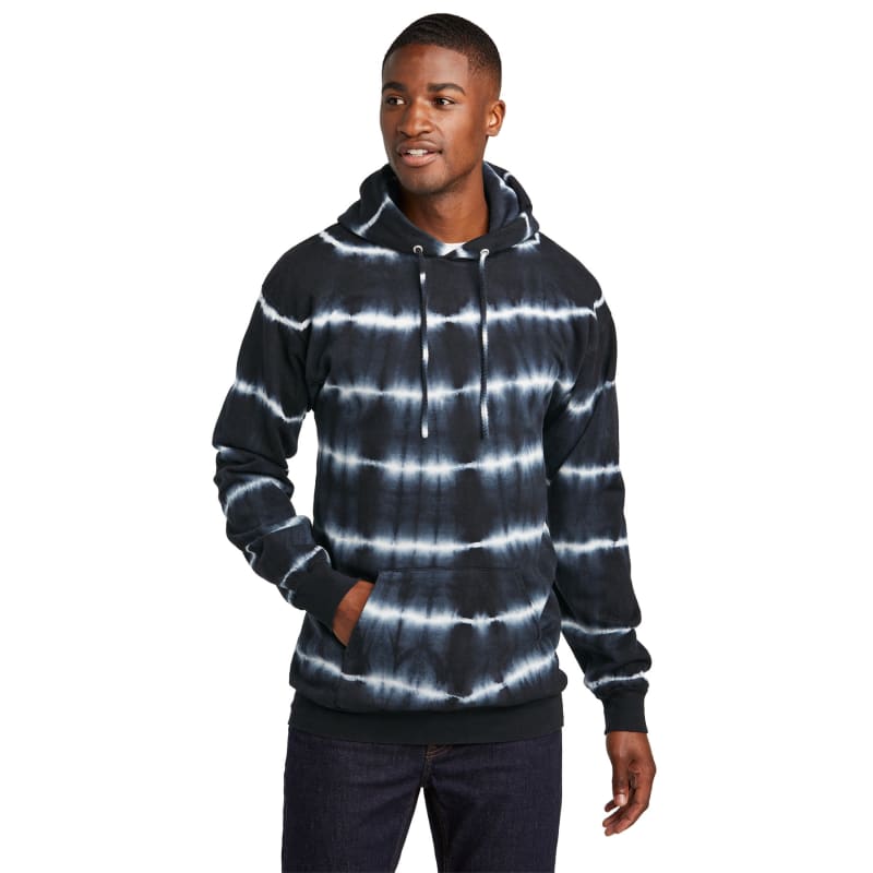 Port & Company Allover Stripe Tie-Dye Fleece 15
