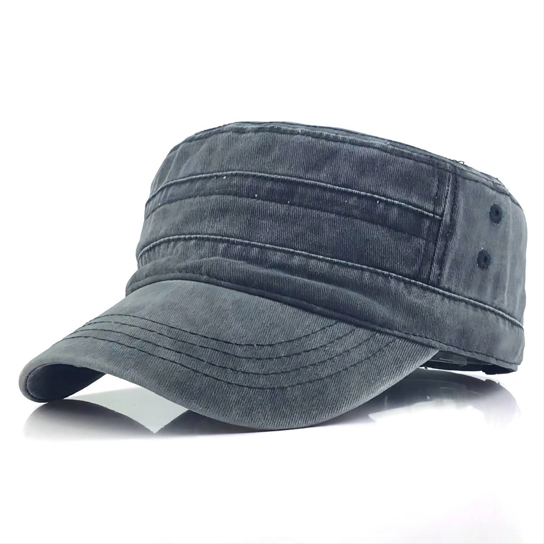 Washed Cotton Cadet Caps 2