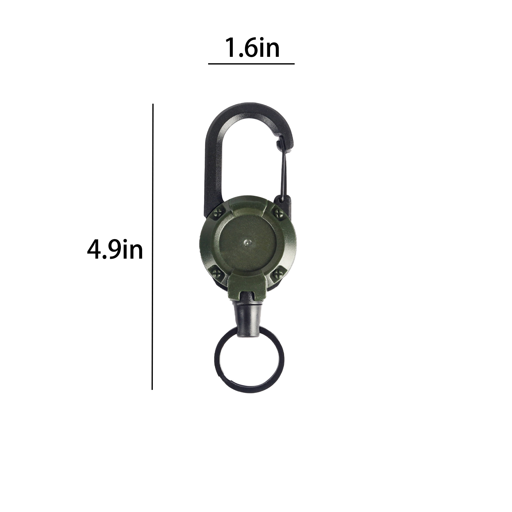 Retractable Carabiner Keychain 5