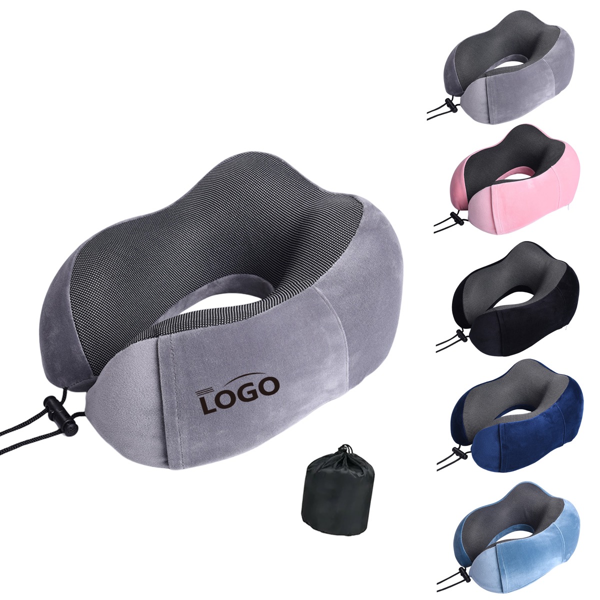 U - Shaped Neck Pillow With Carry Bag 9