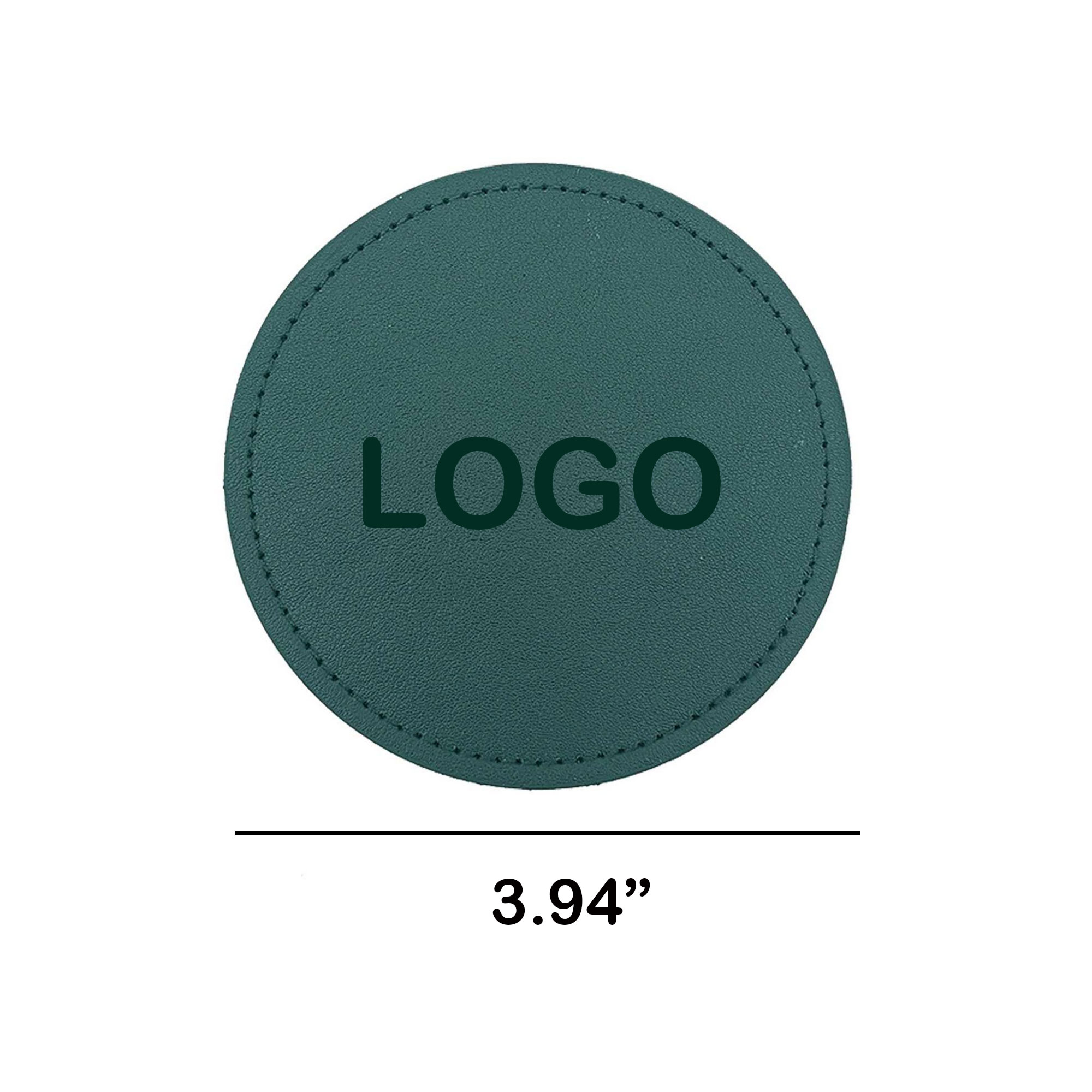 4 In PU Leather Round Coasters 7