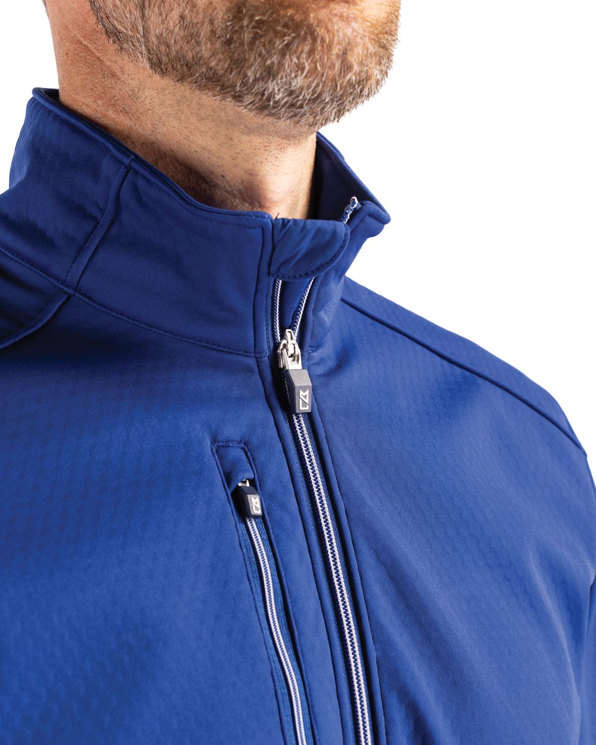Cutter & Buck Evoke Recycled Honeycomb Fleece Mens Full Zip Jacket 28