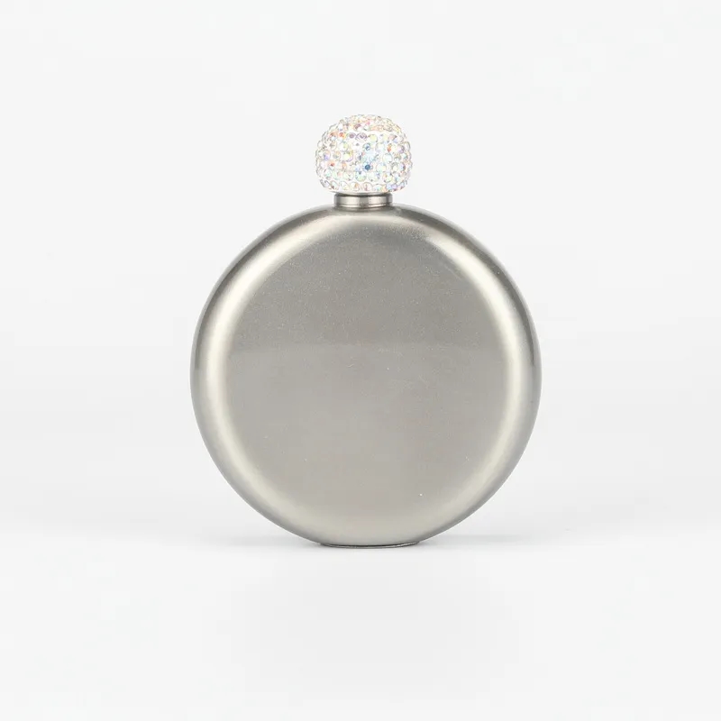 5oz Wine Hip Flask, custom water bottle with logo imprint 3