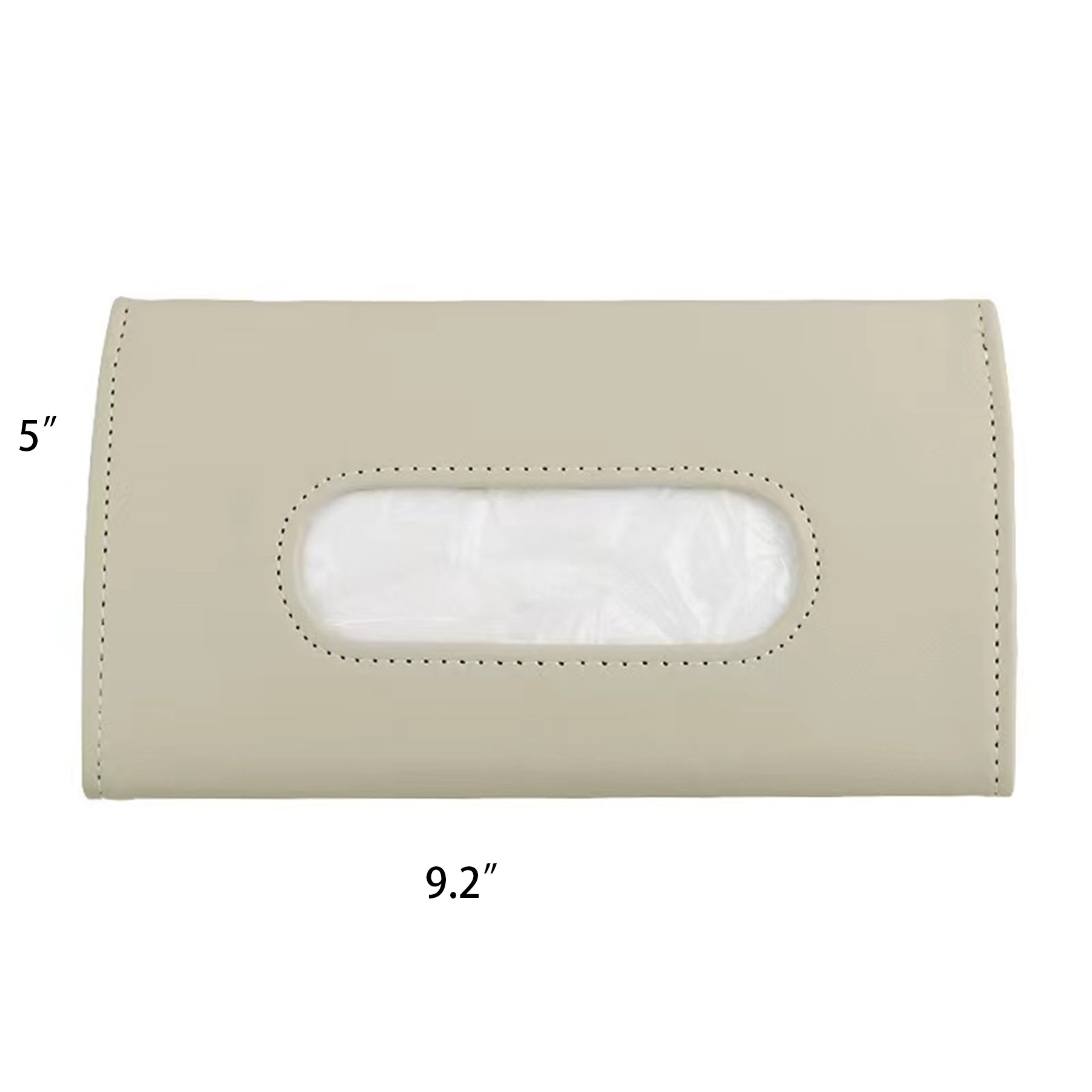 Leather Tissue Holder Car Sun Visor Organizer 3