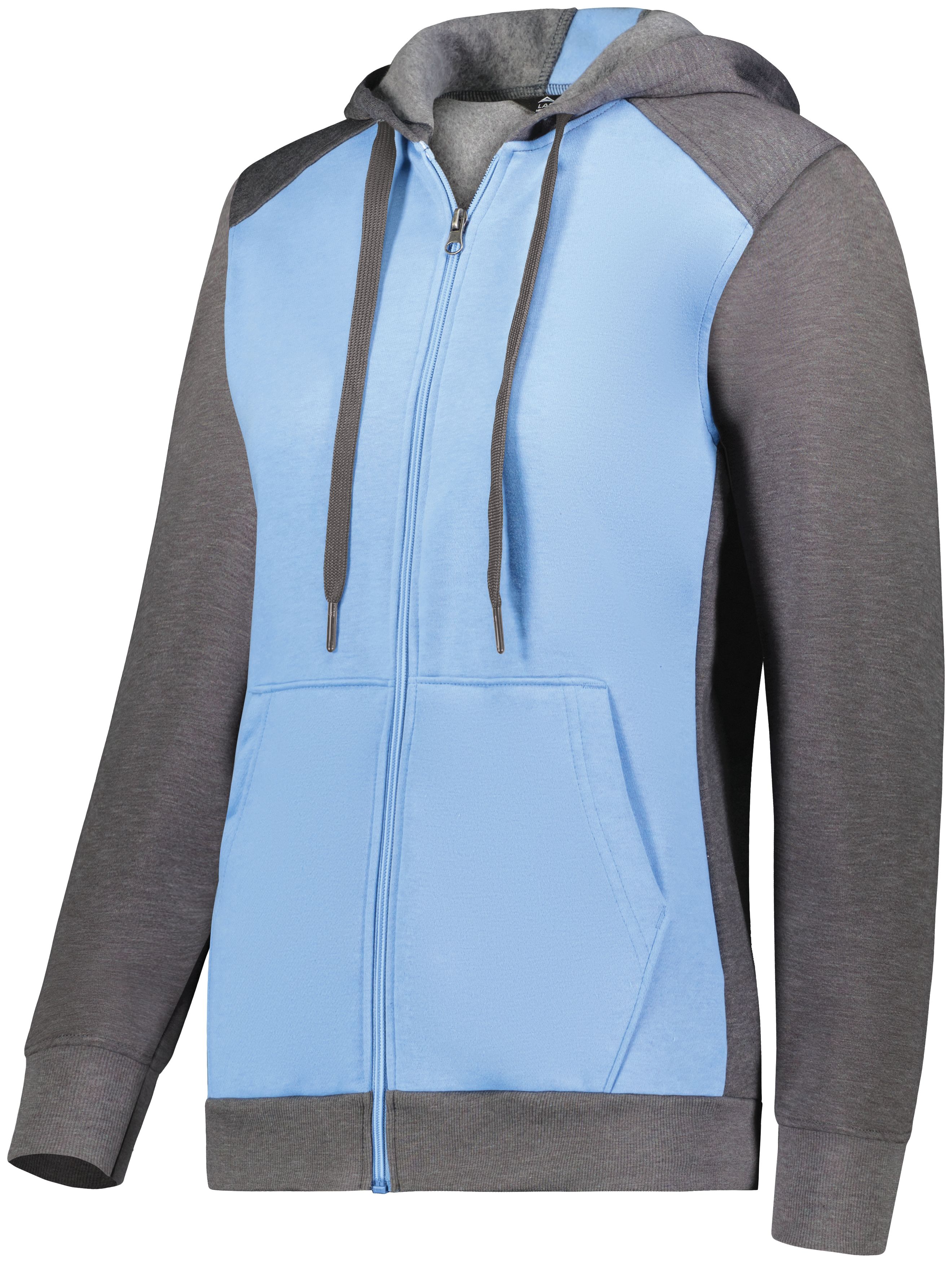 Ladies Three-Season Fleece Full Zip Hoodie 11